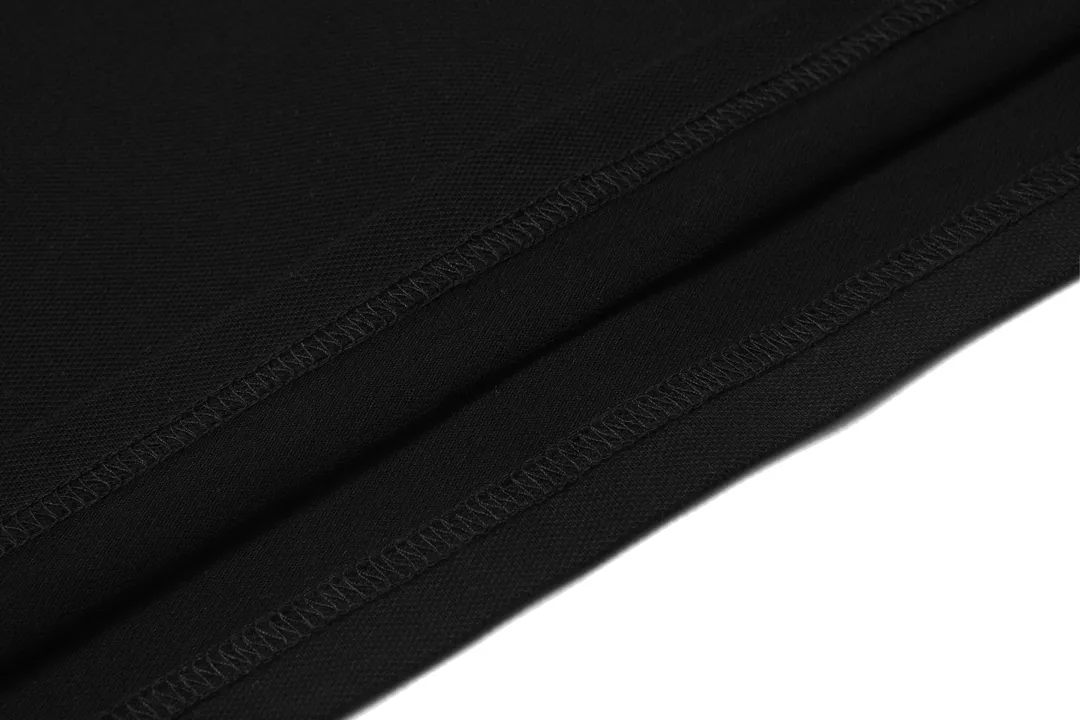 🅿️190 RALPH LAUREN 2025 new style classic polo embroidered little bee logo, same style for men and women, casual polo shirt ·Customized pique cotton fabric ·Imported Tajima machine embroidery technology ·Collar label, hangtag, main mark and three complete labels Color: black Size: M-XXXL